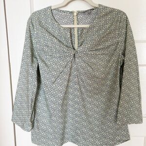 COS Tunika Blouse Top Shirt Multicolor 100% Cotton Origami Effect Poplin Summer